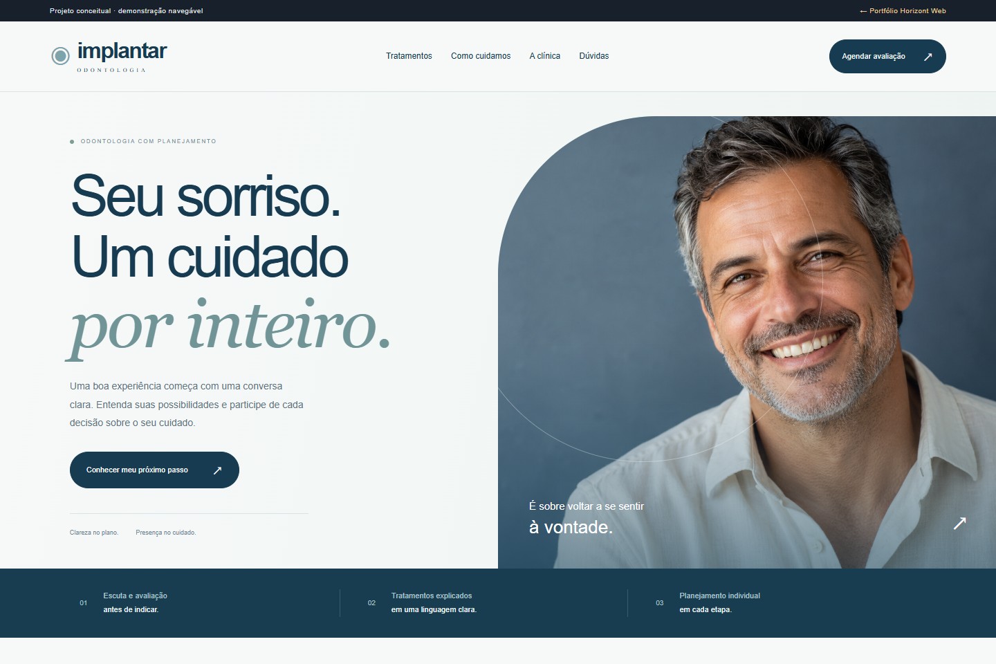 Prévia navegável: Implantar Odontologia